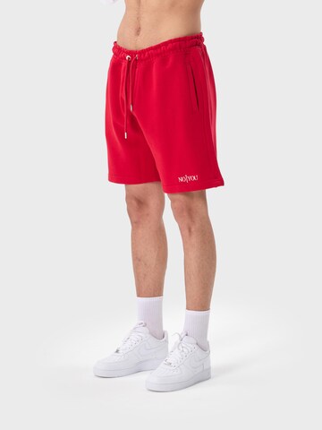 Ossy Homer Loose fit Workout Pants '450 GSM' in Red