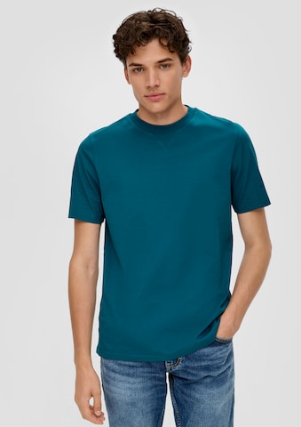 QS Shirt in Groen: voorkant