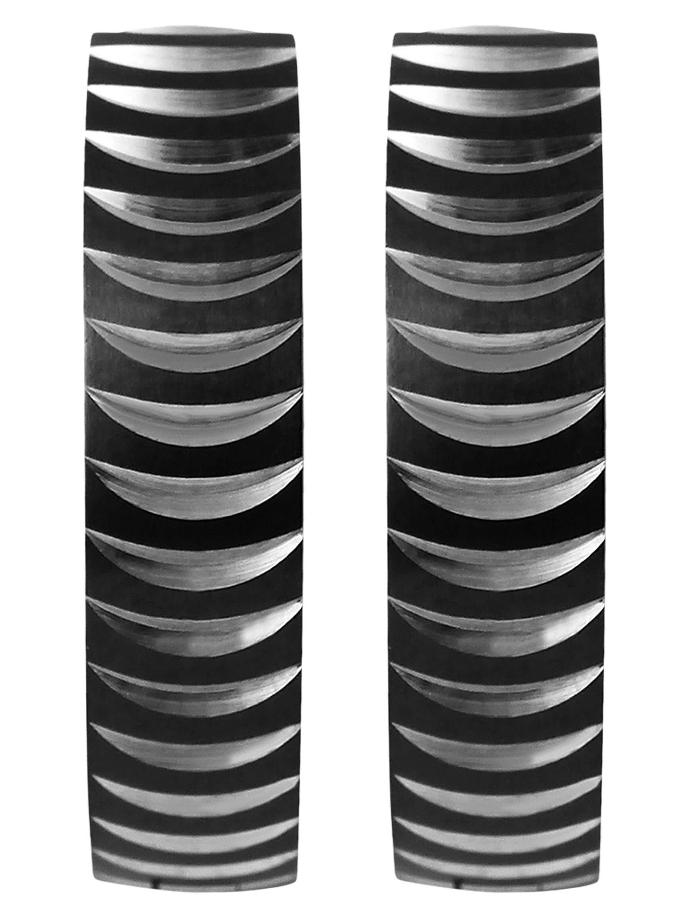 Akzent Earrings 'Timmy, Ionenplattierung' in Black: front