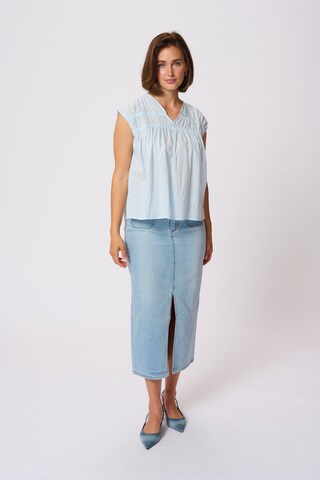 Kaffe - Blusa 'KAThua' em azul