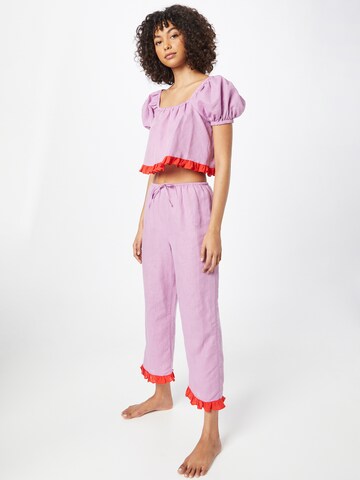 Chemise de nuit 'ALMA' Dora Larsen en violet