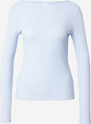 QS Shirt in Blauw: voorkant