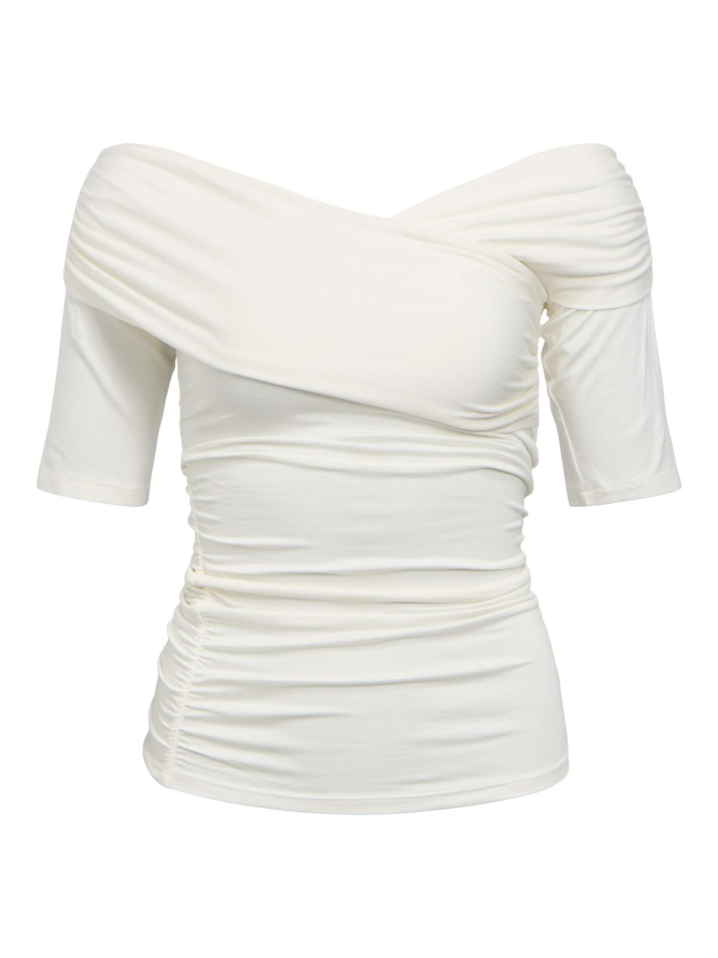 OBJECT Top in Weiß: Vorderseite