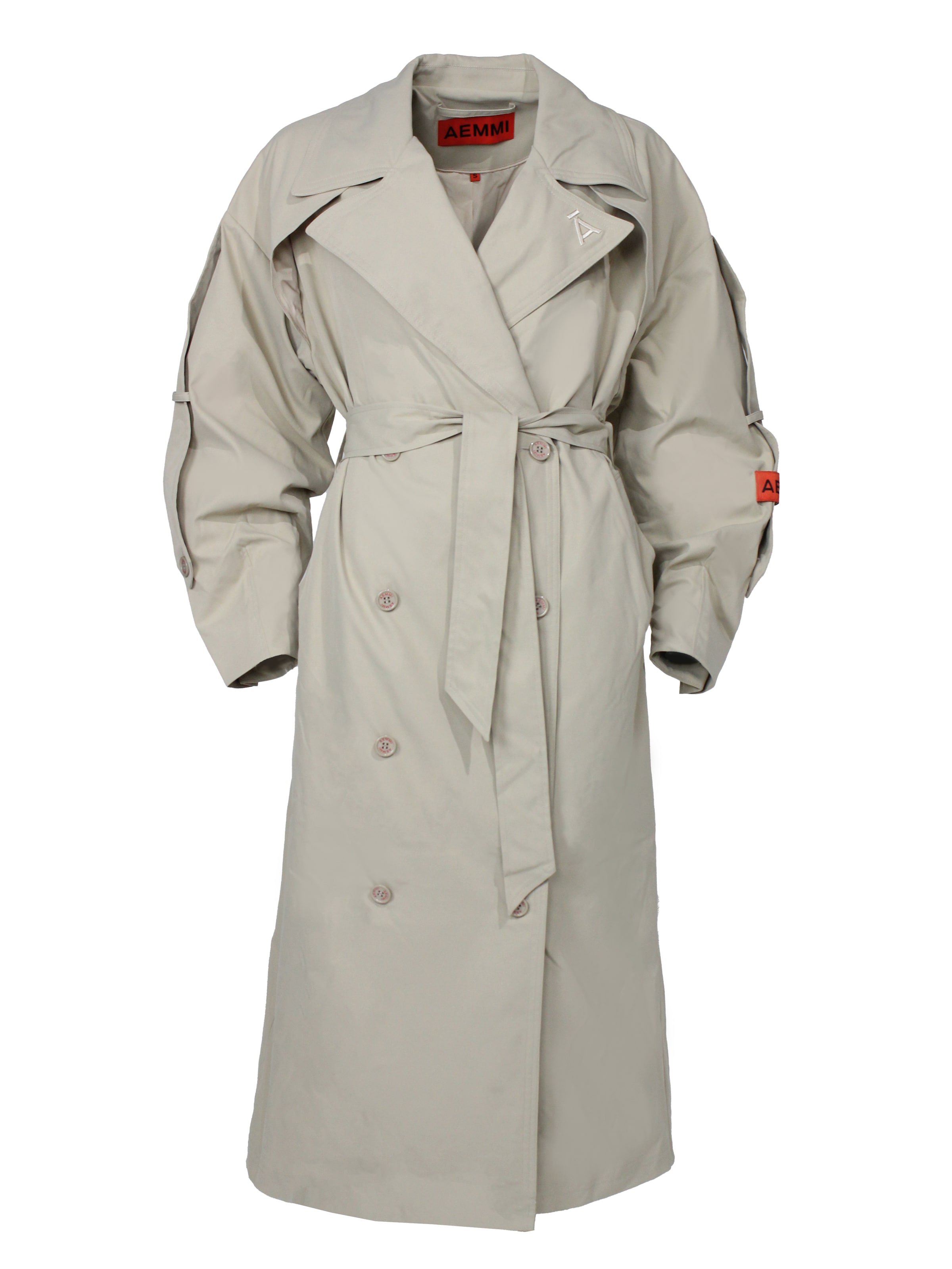 AEMMI Summer Coat in Beige: front
