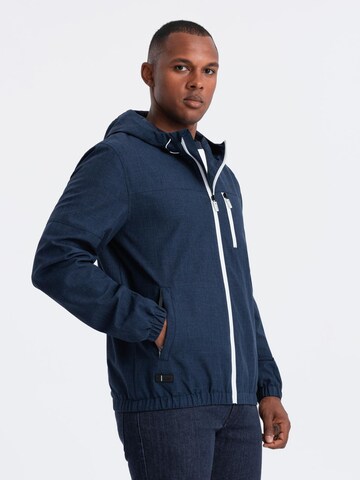 Veste mi-saison 'OM-JANP-0136' Ombre en bleu