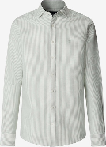 Hackett London Regular fit Overhemd 'Ess' in Groen: voorkant