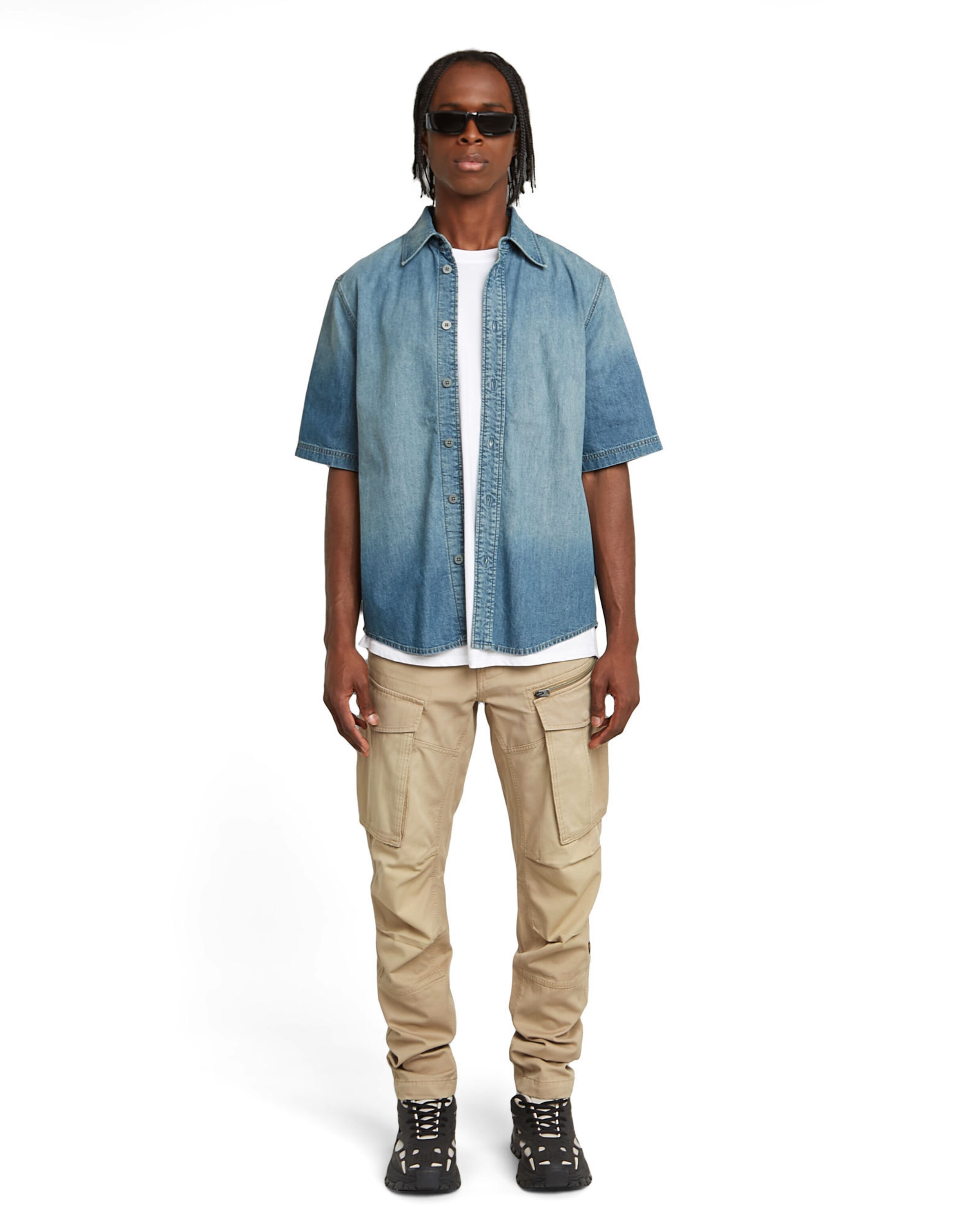 G-STAR Tapered Cargobroek 'Army' in Beige