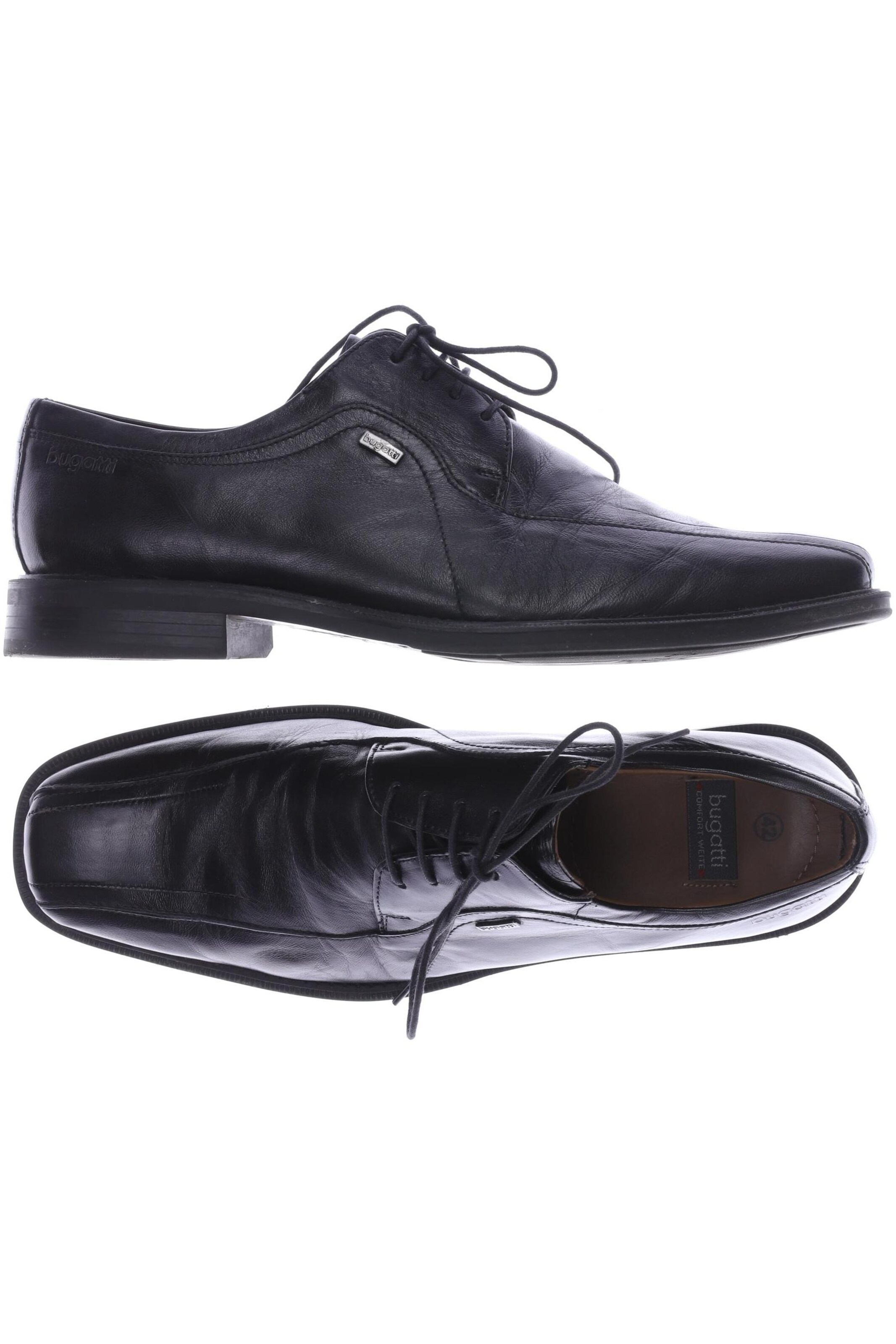 bugatti Halbschuh 42 in Schwarz: Vorderseite