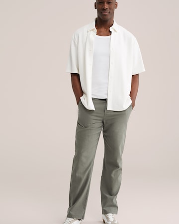 žalia WE Fashion Standartinis „Chino“ stiliaus kelnės