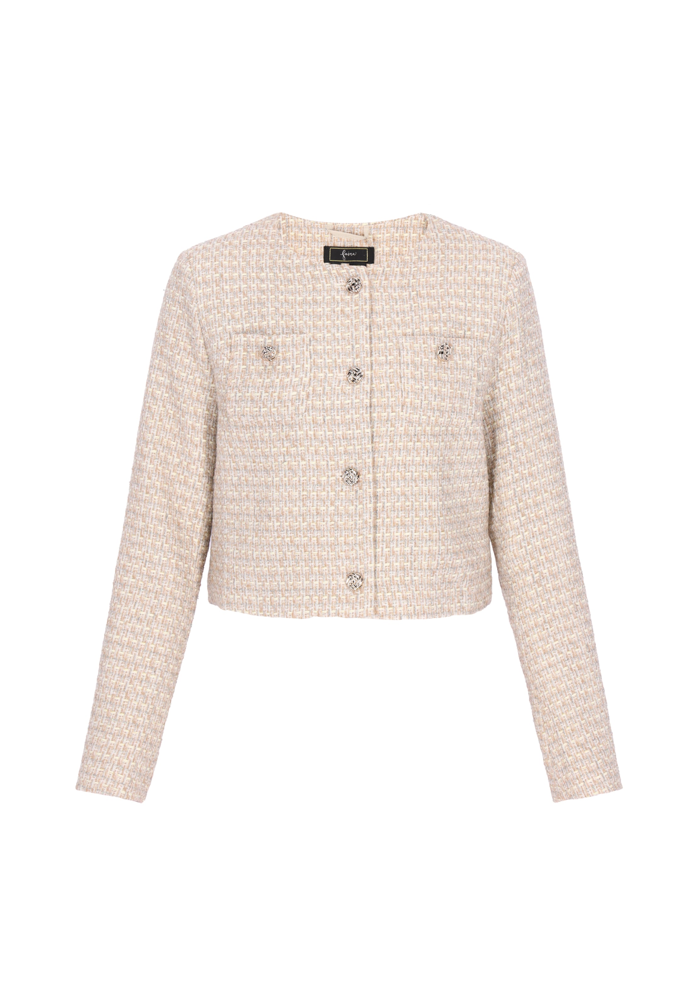 faina Blazers in Beige: voorkant