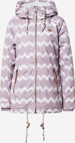 Ragwear Between-Season Jacket 'ZUZKA' in Purple: front