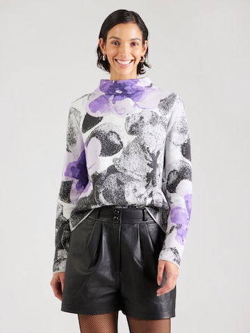 Pull-over monari en violet : devant