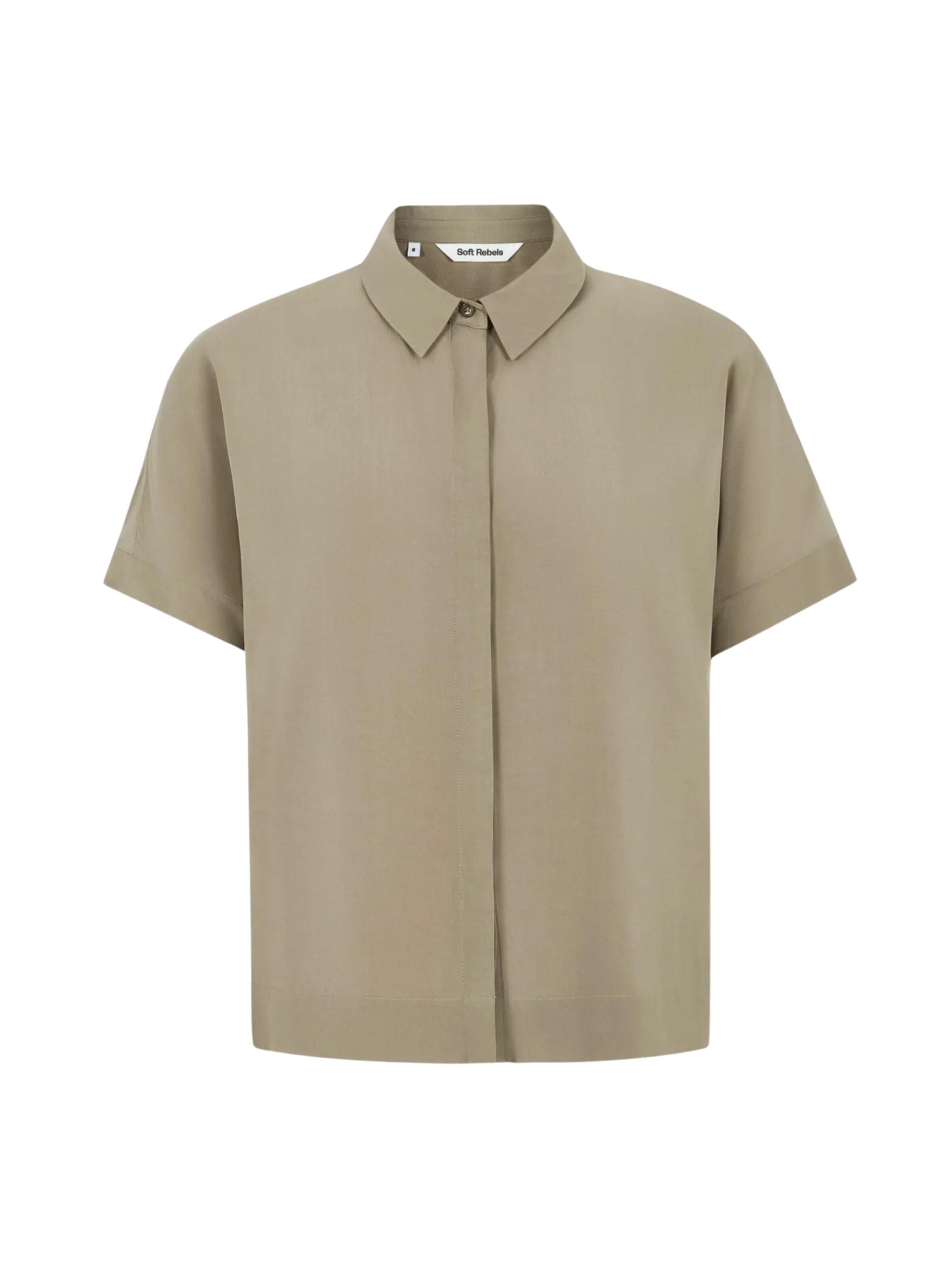 Soft Rebels Shirt ' SRFreedom ' in Beige: voorkant