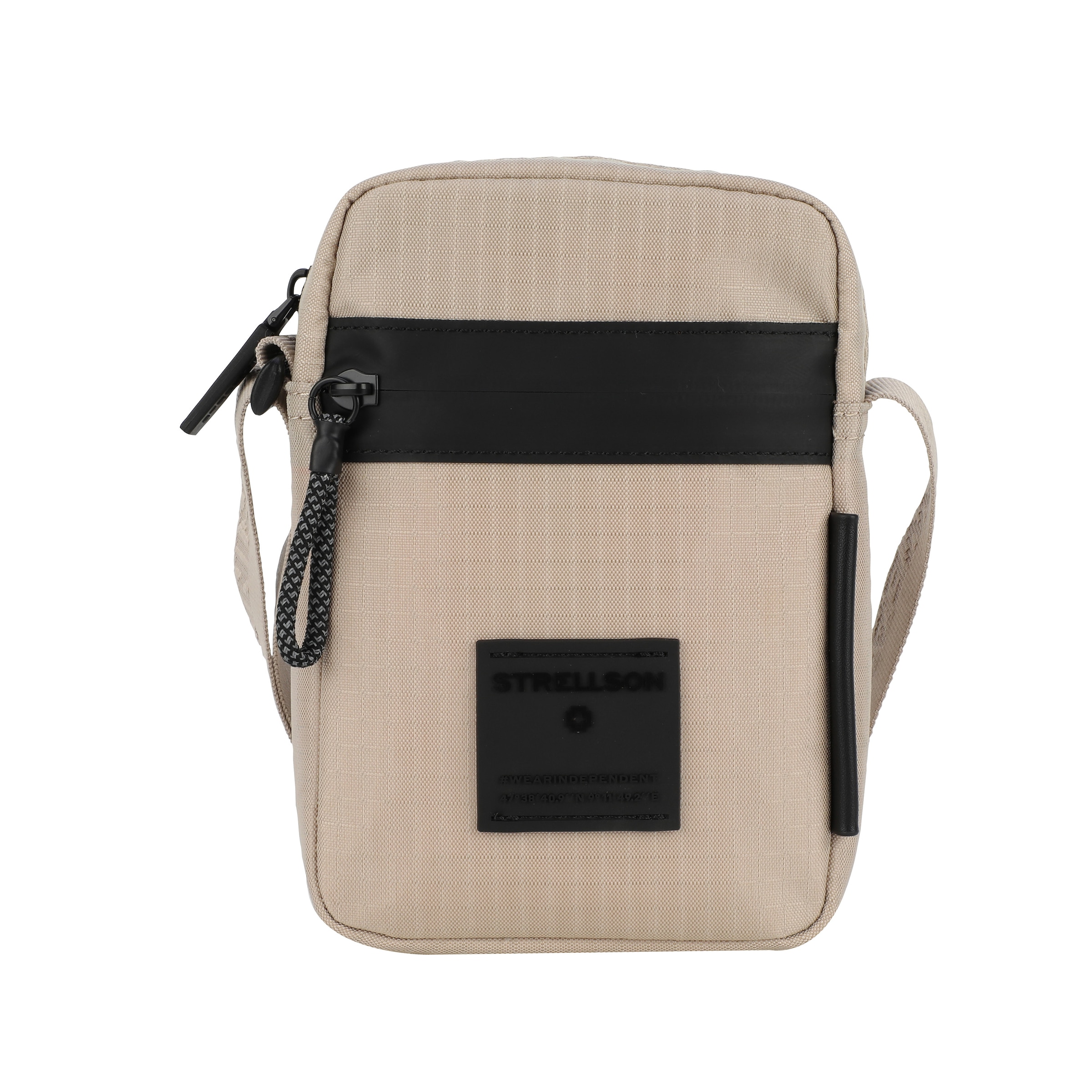 STRELLSON - Bolso de hombro 'Northwood Clint' en beige: frente