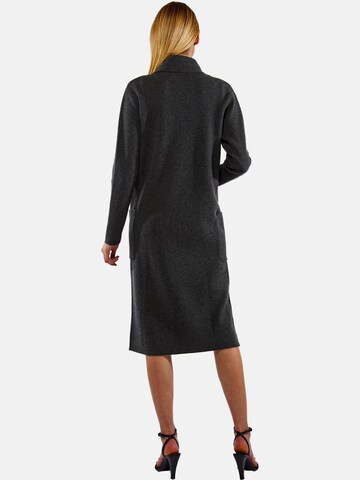 TOOche Knitted Coat in Grey