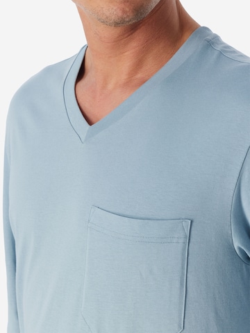 SCHIESSER Schlafanzug ' Comfort Essentials ' in Blau