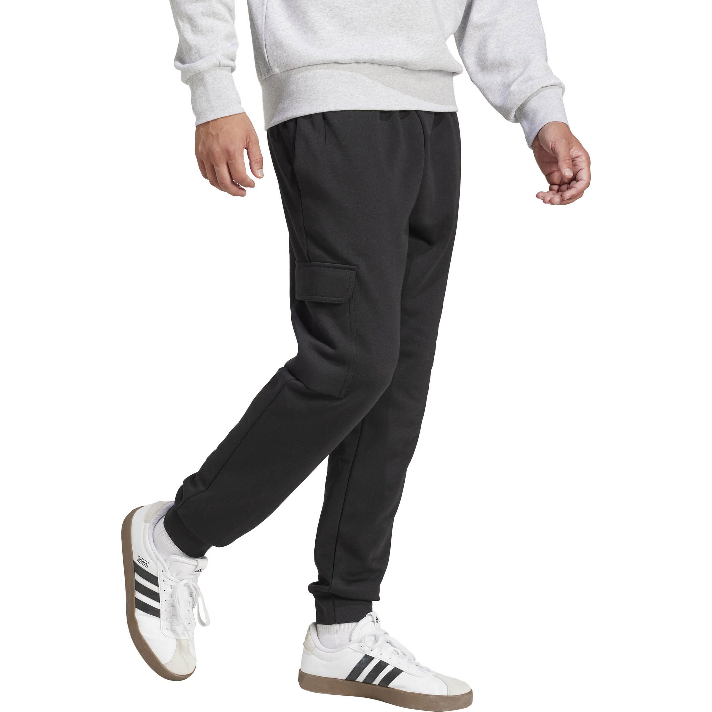 ADIDAS SPORTSWEAR Конический (Tapered) Спортивные штаны 'Feelcozy' в Черный
