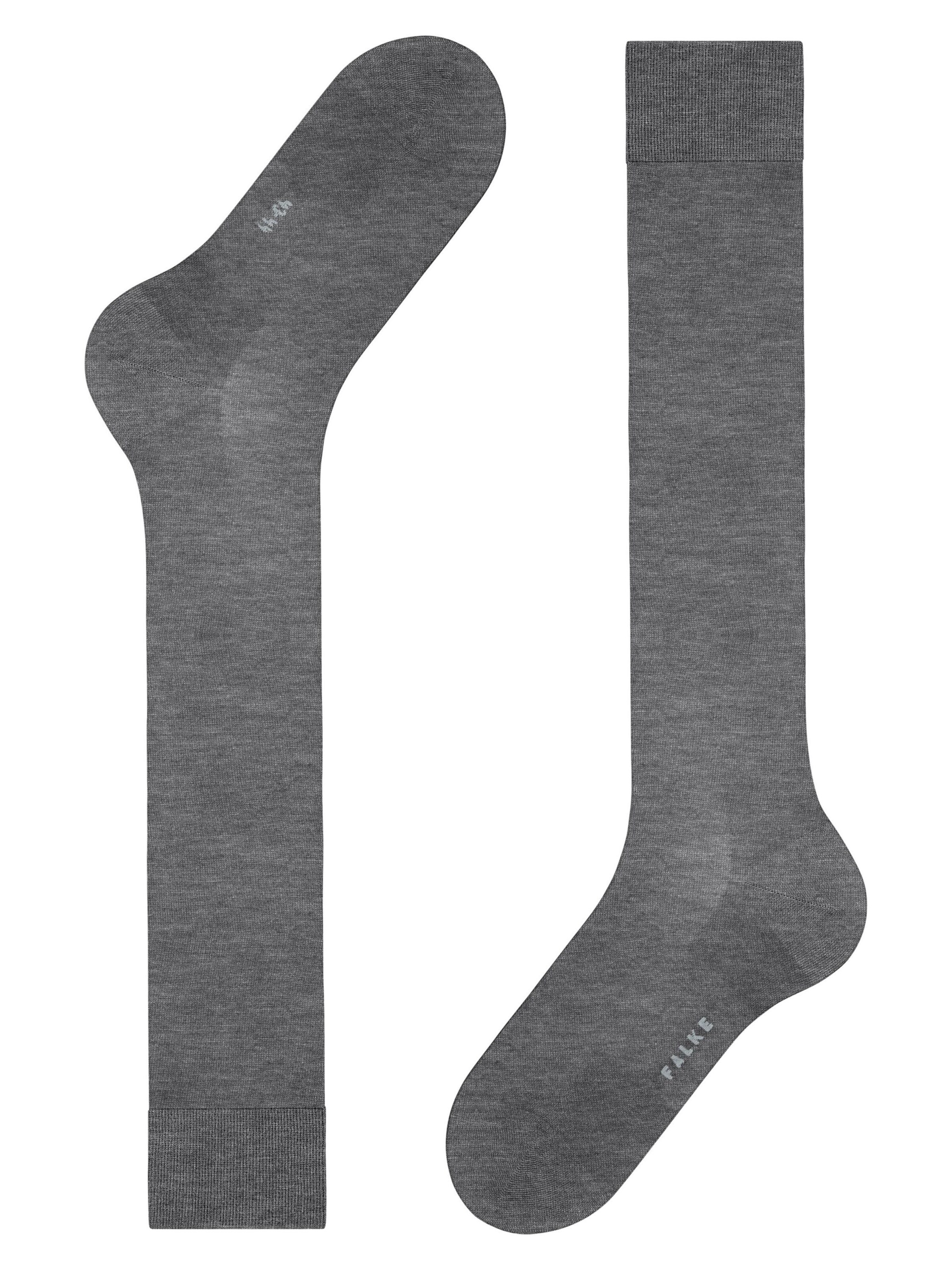FALKE Knee High Socks 'ClimaWool' in Grey