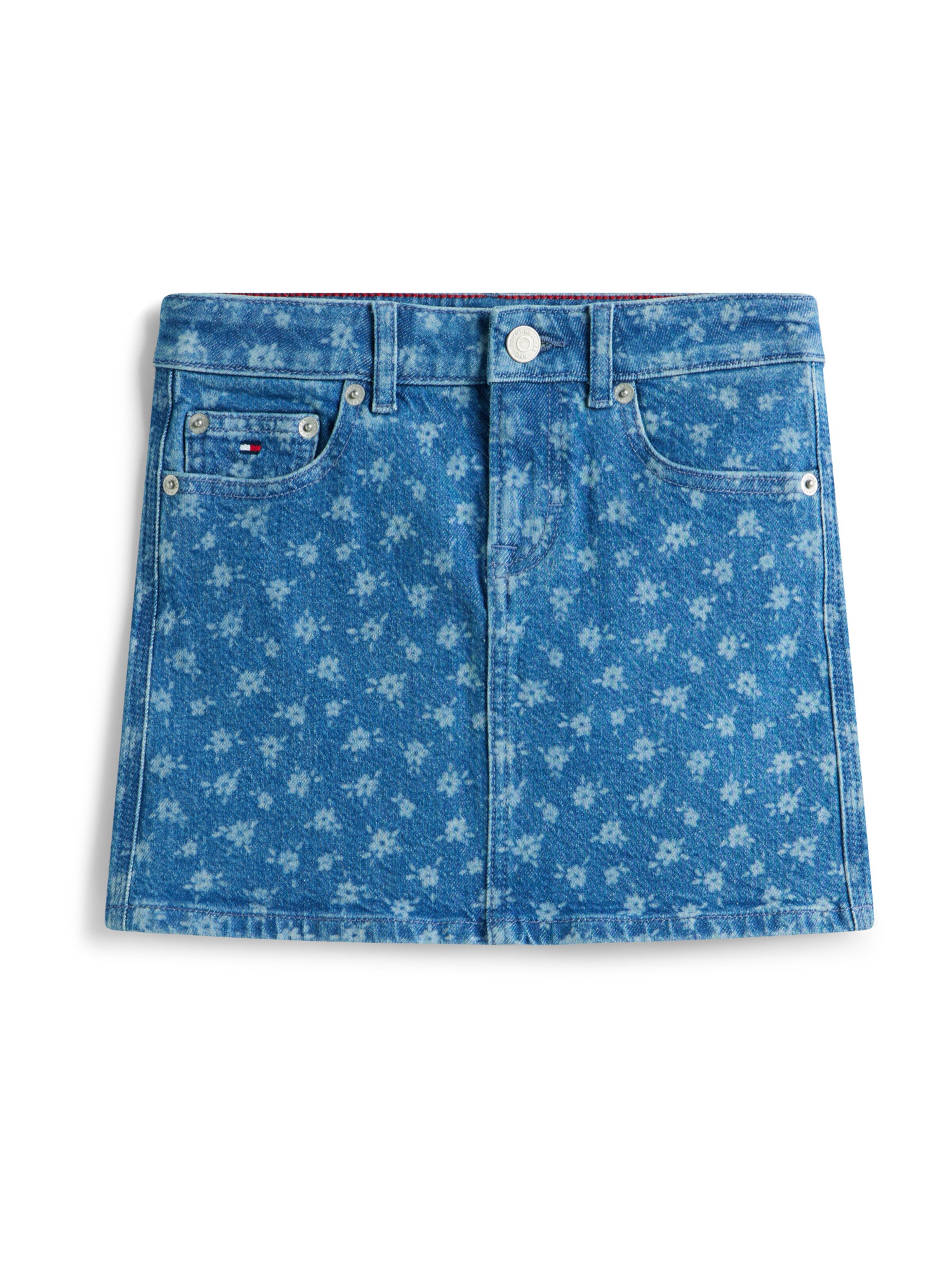 TOMMY HILFIGER Юбка в Синий: спереди