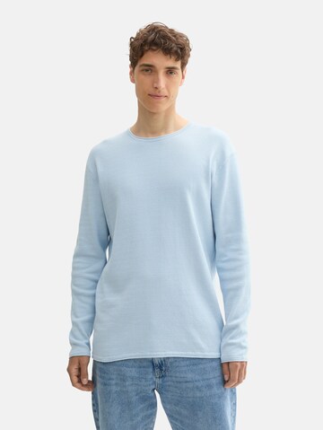 Pull-over TOM TAILOR DENIM en bleu : devant