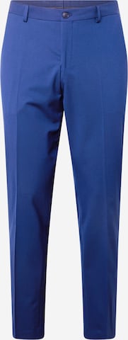 Coupe slim Pantalon à plis 'Liam' SELECTED HOMME en bleu : devant