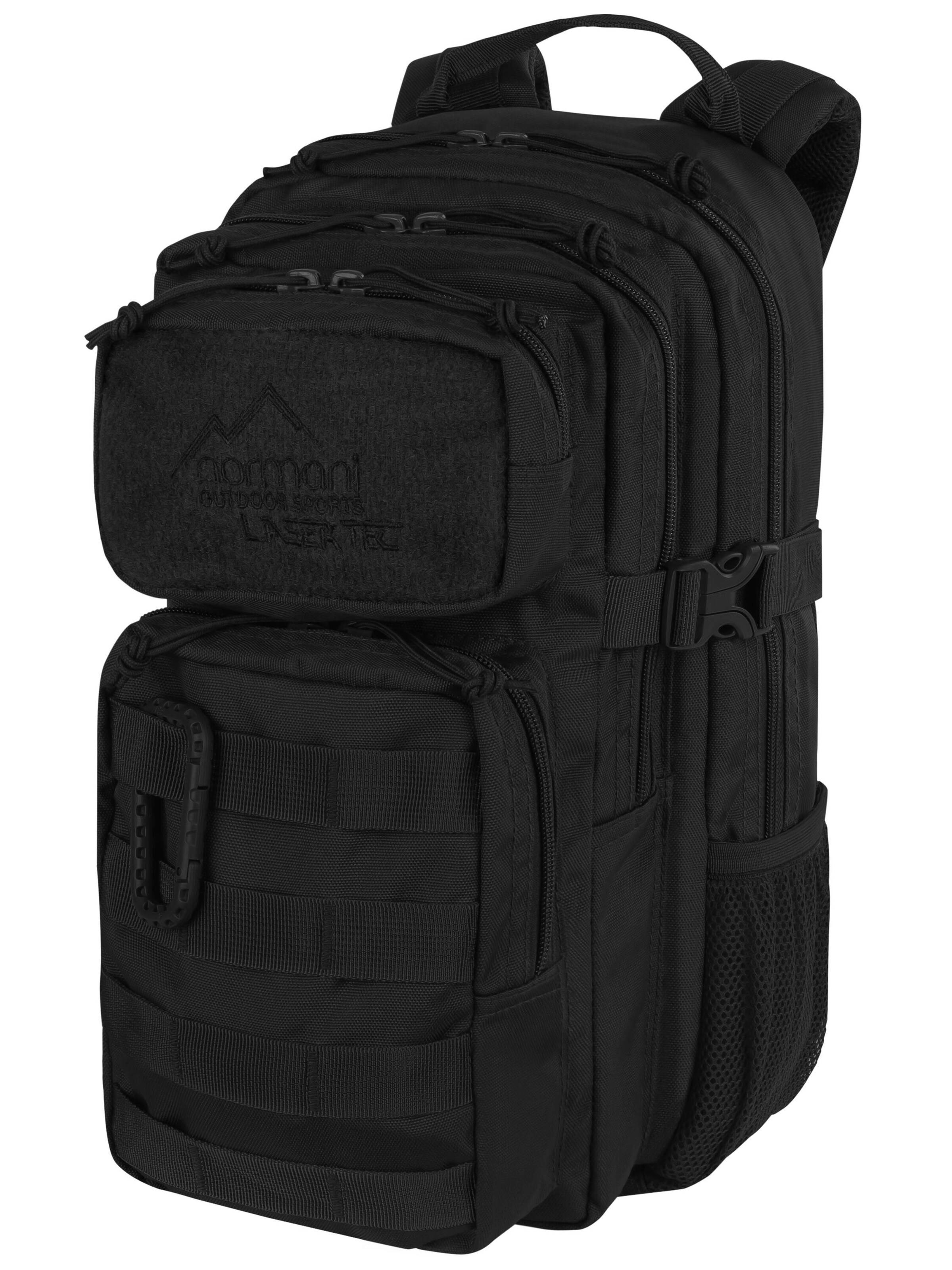 normani Rugzak 'Makinak' in Zwart: voorkant