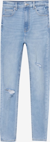 Skinny Jeans di Pull&Bear in blu: frontale