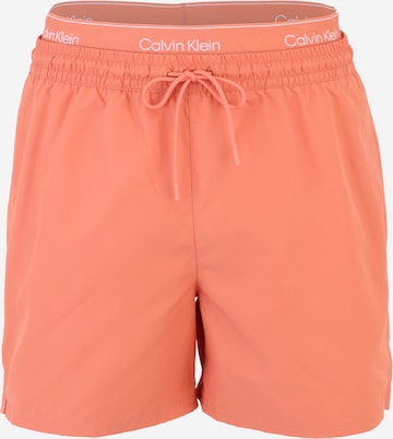 Calvin Klein Swimwear Zwemshorts 'Essentials' in Oranje: voorkant