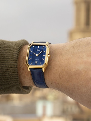 Lotus Analogové hodinky 'Date watch Square Series' – modrá