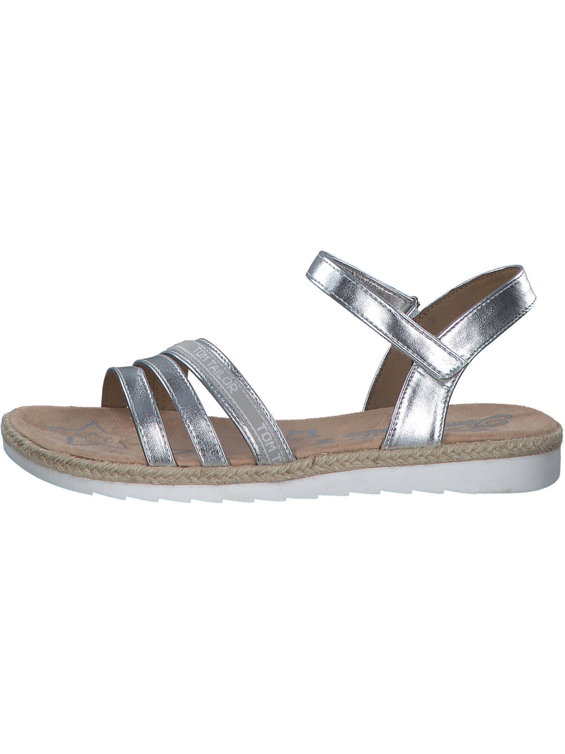 TOM TAILOR Sandale in Silber