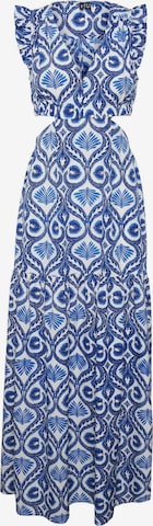 VERO MODA Jurk 'SILJE' in Blauw: voorkant