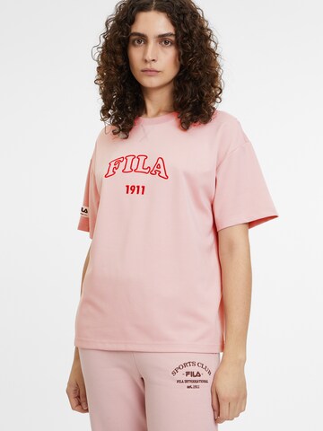 FILA Shirt 'TULA' in Roze: voorkant