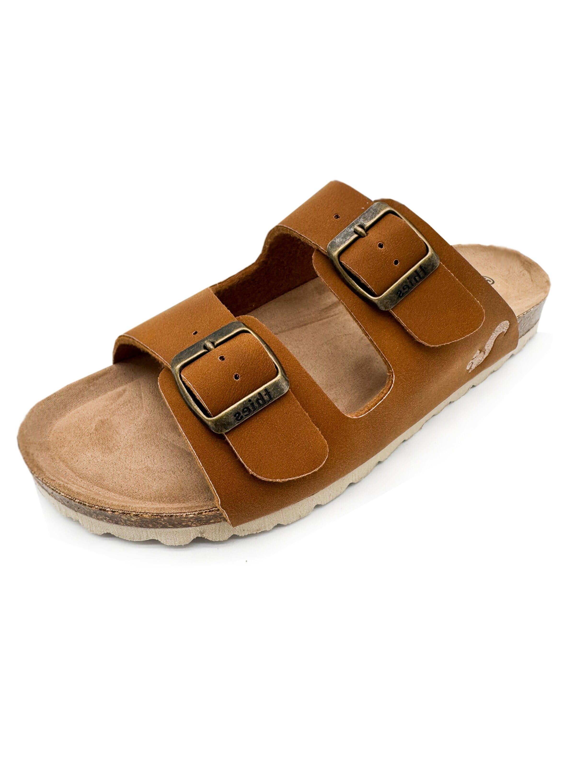 thies Mules 'thies 1856 ® Eco Bio Sandal' in Brown: front
