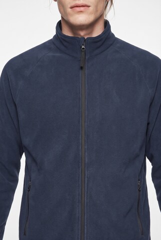 JACK & JONES Fleece Jacket 'JJPLUTO' in Blue