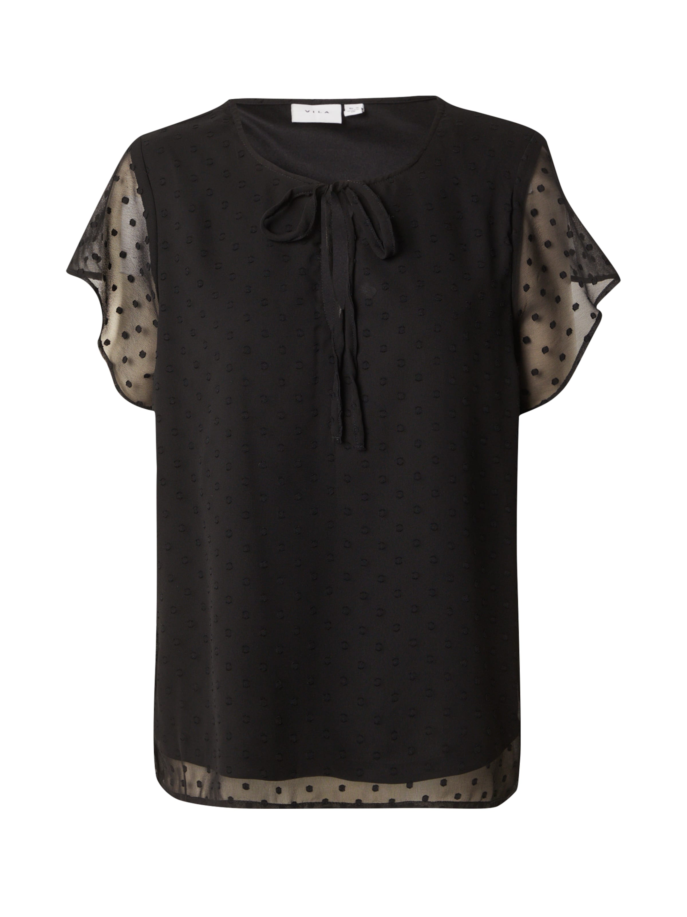 VILA Блузка 'Edee' в Черный: спереди