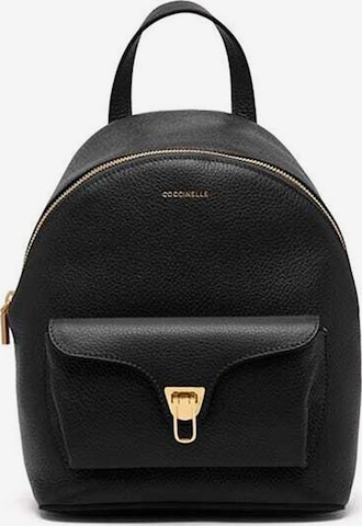Coccinelle - Bolso de mano 'Coccinelle Beat Generatio Handbag Grained Leather' en negro: frente