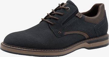 s.Oliver Schnürschuh in Blau: Vorderseite