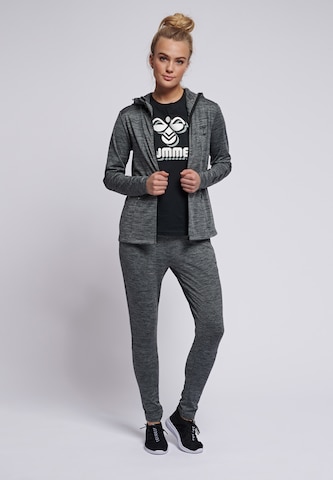 Hummel Athletic Zip-Up Hoodie in Grey