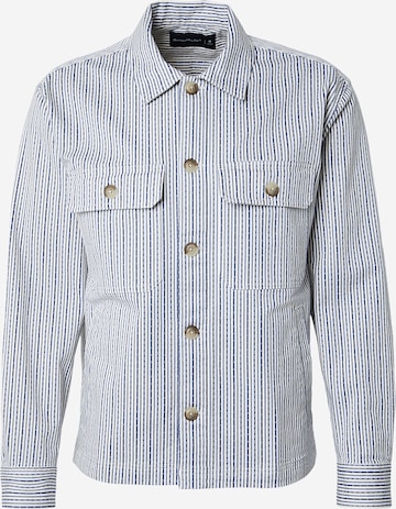 mėlyna Abercrombie & Fitch Standartinis modelis Marškiniai: priekis