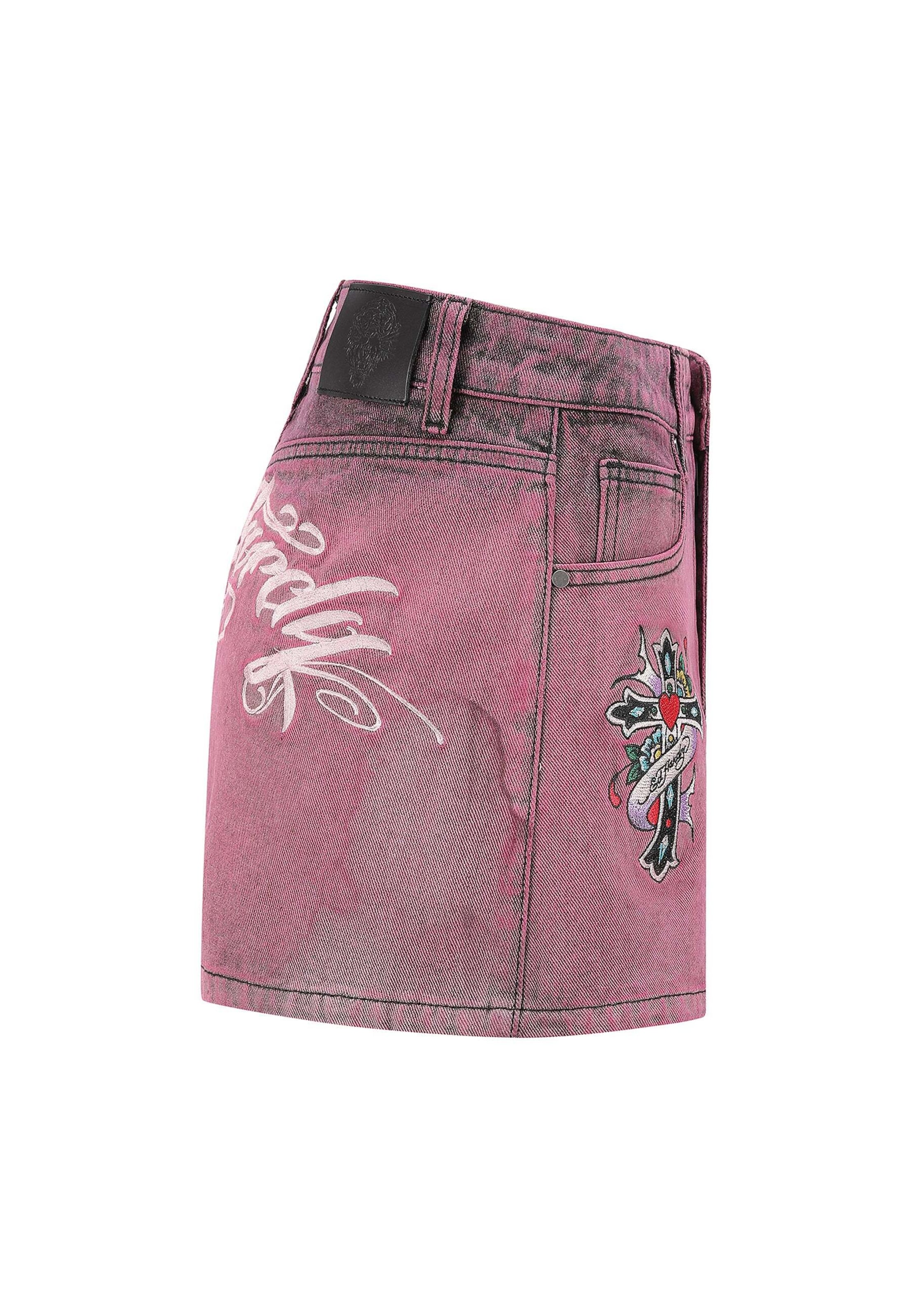 Ed Hardy Sukňa - Fialová