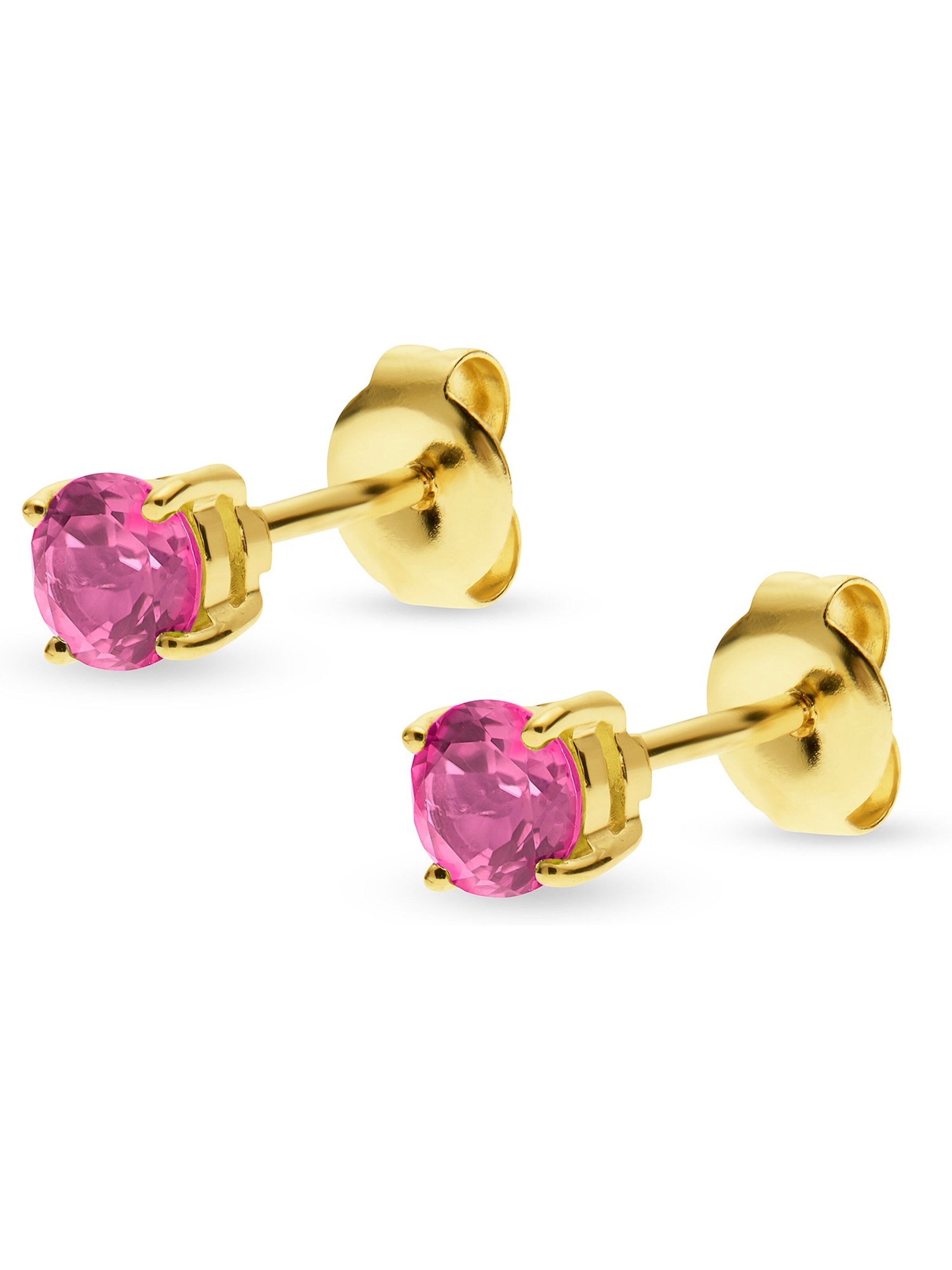 CHRIST Ohrringe in Gold: Vorderseite