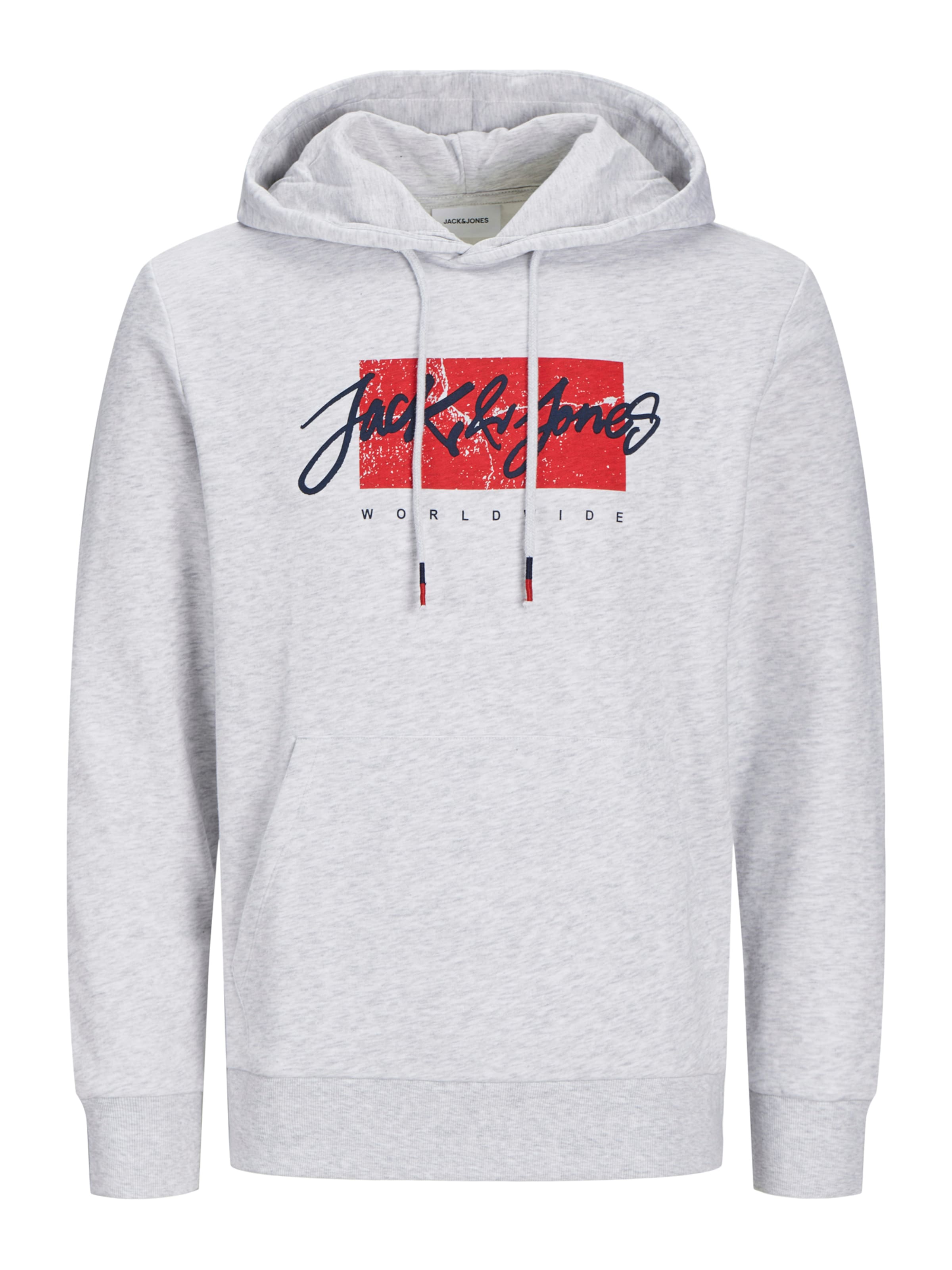 JACK & JONES Sweatshirt 'JWHTILEY' in White: front