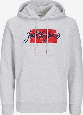balta JACK & JONES Megztinis be užsegimo 'JWHTILEY': priekis