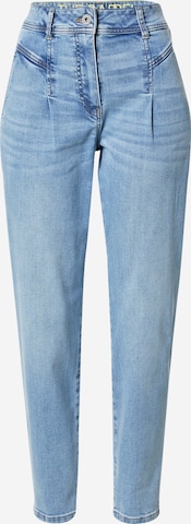 Regular Jeans 'Barrel' de la TAIFUN pe albastru: față