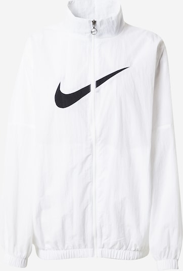 Nike Sportswear Prijelazna jakna 'Essential' u crna / bijela, Pregled proizvoda