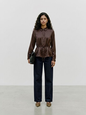 Chemisier 'RIVER' VERO MODA en marron
