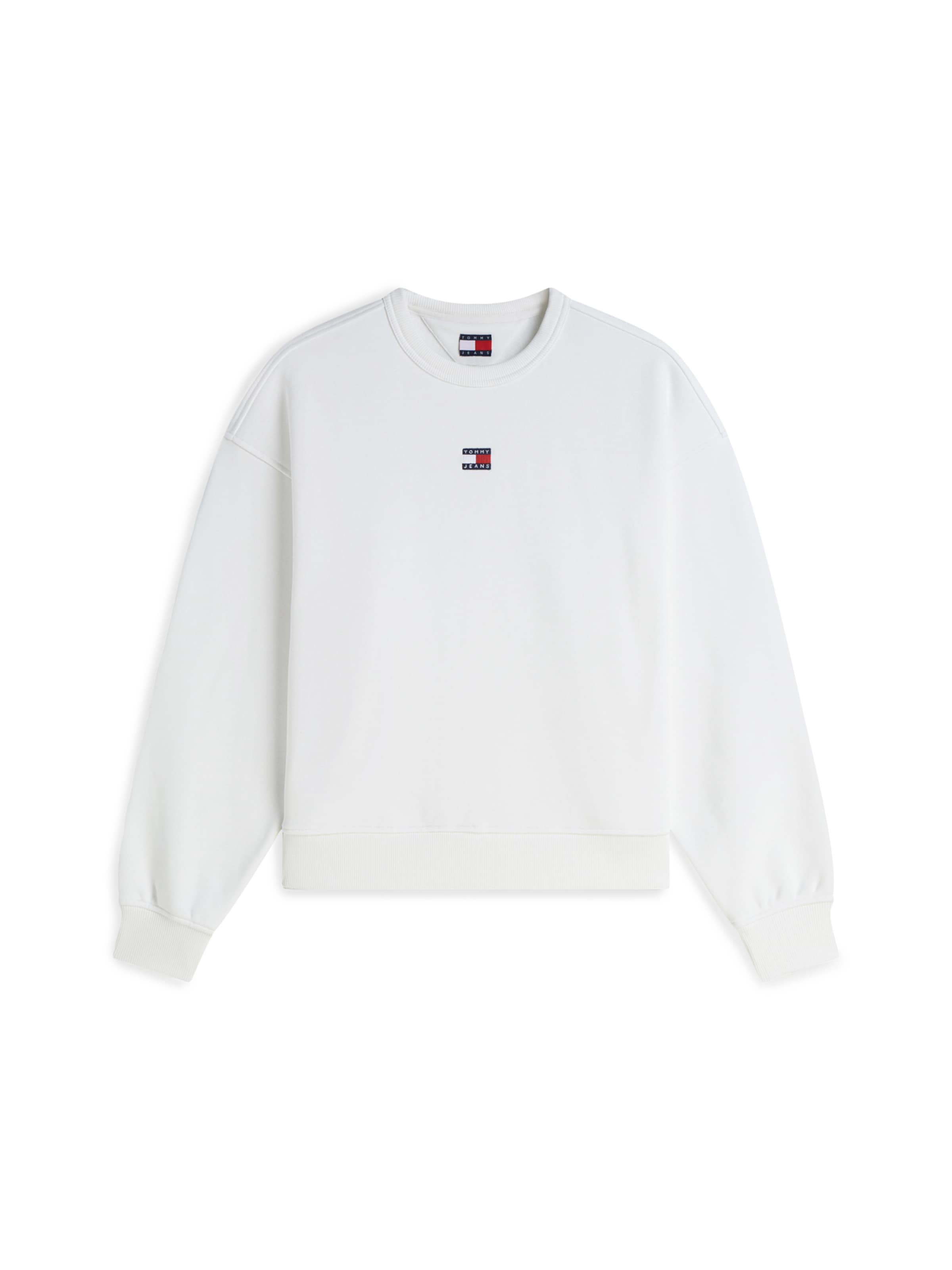 Tommy Jeans Collegepaita värissä valkoinen: etupuoli