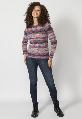 KOROSHI Pullover in Mischfarben