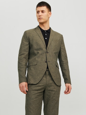 Slim fit Giacca da completo 'Riviera' di JACK & JONES in verde: frontale