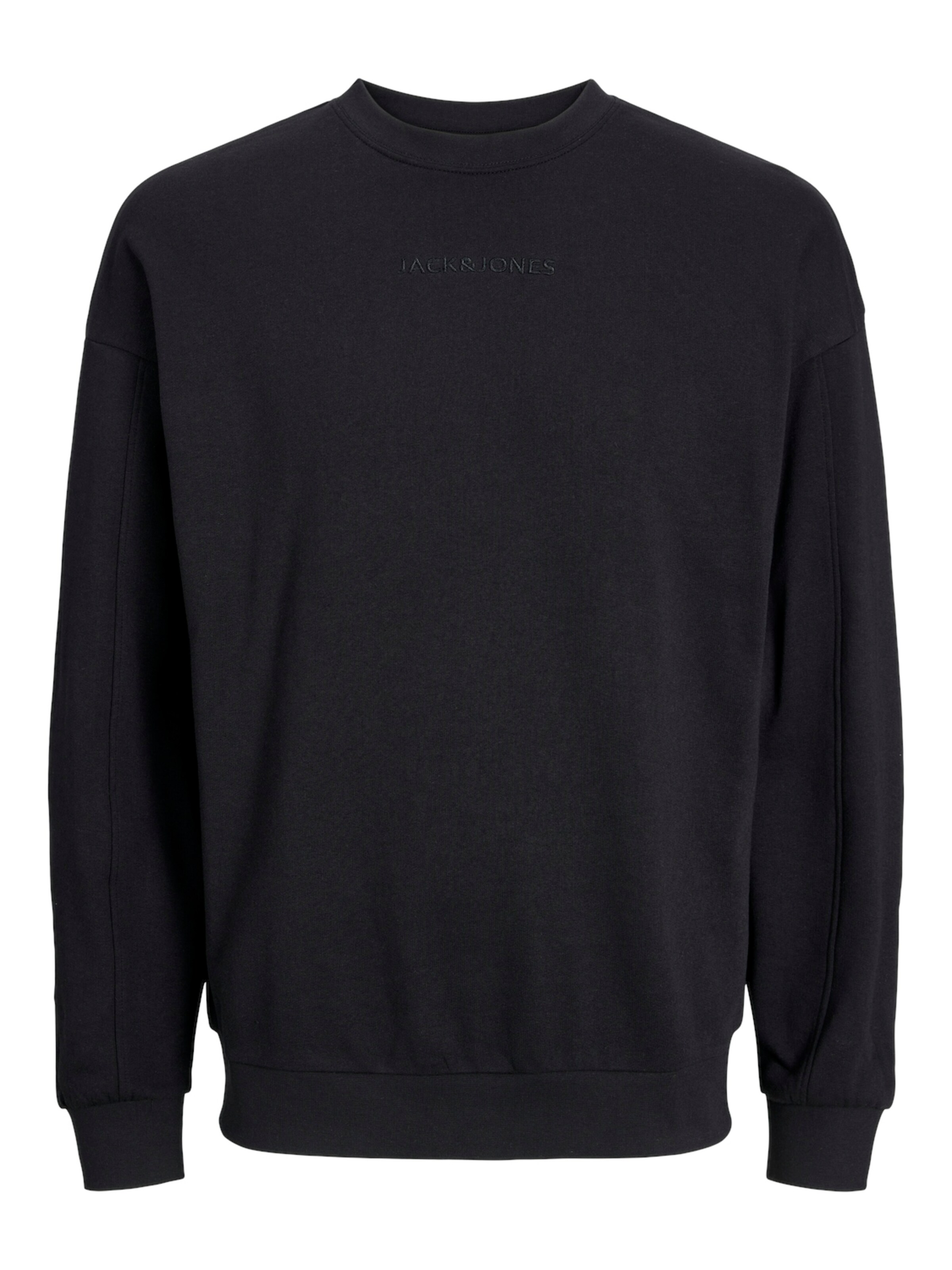 JACK & JONES Sweatshirt 'JCOStagger' in Schwarz: Vorderseite